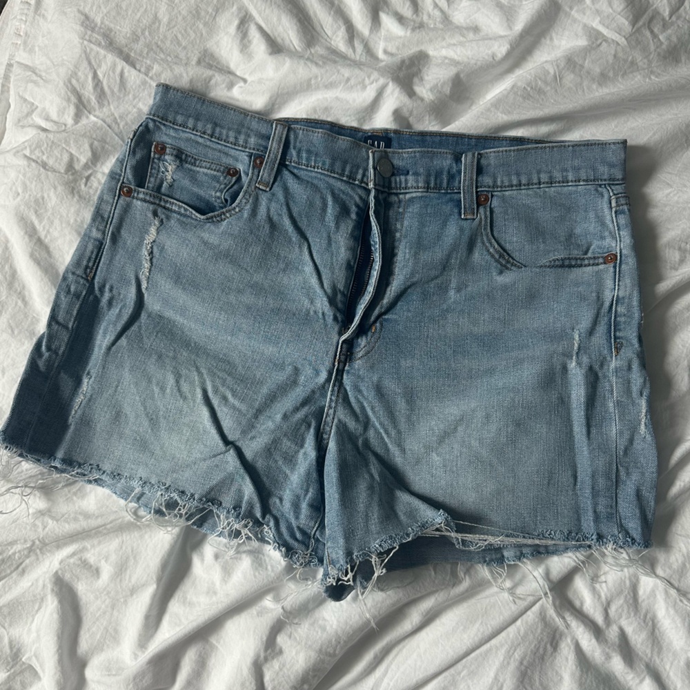 GAP Blue Jean Shorts Casual Cut-Off Style